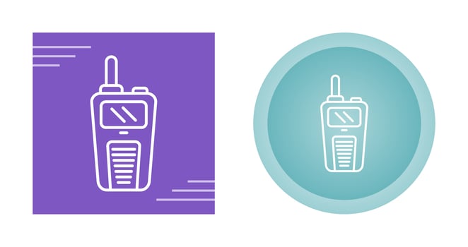 Walkie Talkie Vector Icon