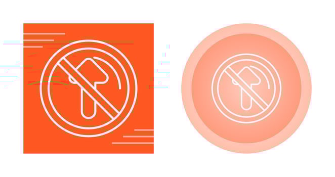 No Passing Vector Icon