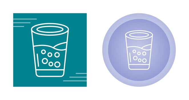 Glass Of Water Vector Icon