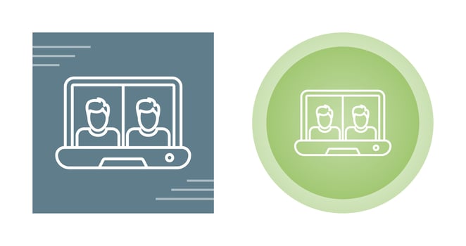 Online Class Vector Icon