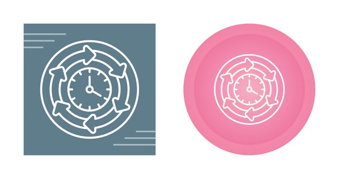 Processing Time Vector Icon