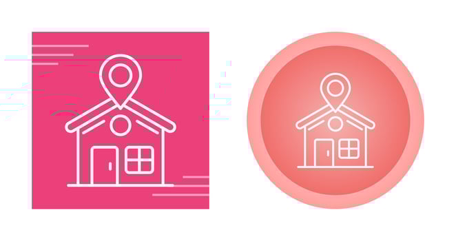 Home Location Vector Icon