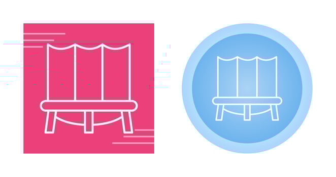 Trampoline Vector Icon