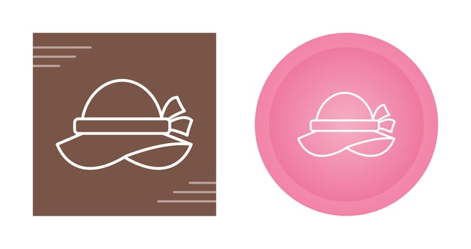 Pamela Hat Vector Icon