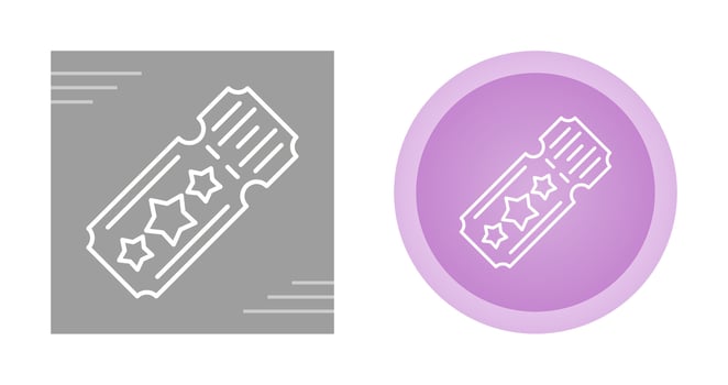 Ticket Vector Icon