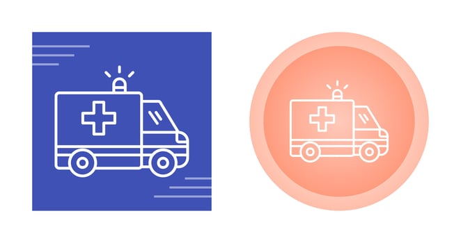 Ambulance Vector Icon