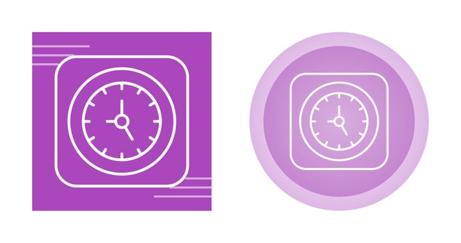 Clock Vector Icon