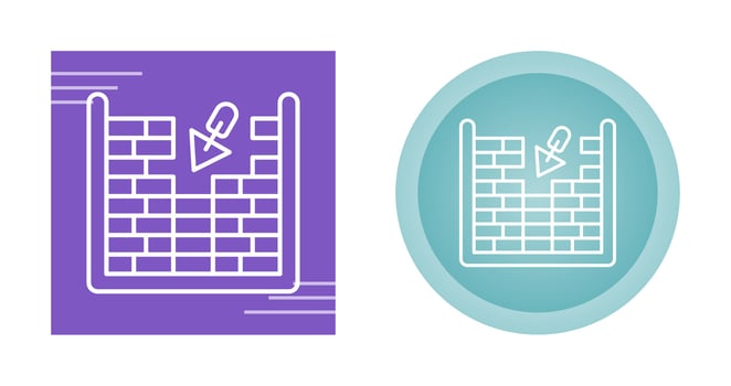 Masonry Vector Icon
