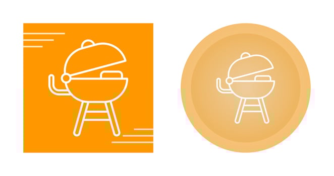Grilled Vector Icon