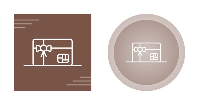 Gift Card Vector Icon