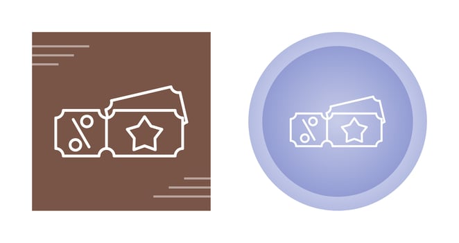 Discount Voucher Vector Icon