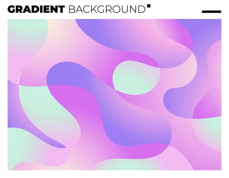 Gradient Smooth and Vibrant Color Background for Cover, Poster, Magazine, Book. vector