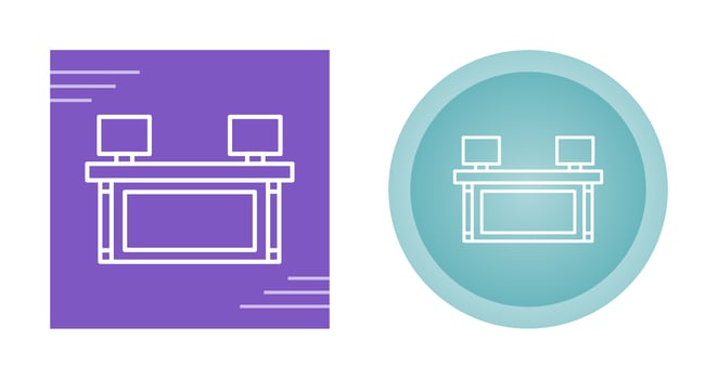 Reception Vector Icon