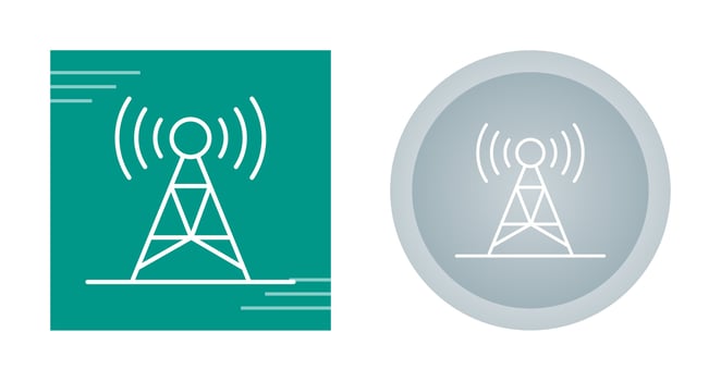 Signal Tower Vector Icon