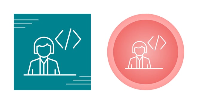 Programmer Vector Icon