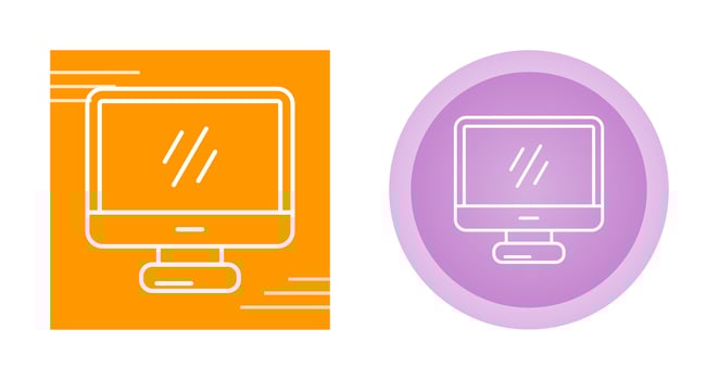 Monitor Vector Icon