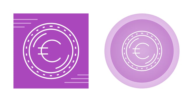 Euro Currency Vector Icon