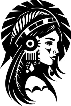 Boho - High Quality Vector Logo - Vector illustration ideal for T-shirt graphic