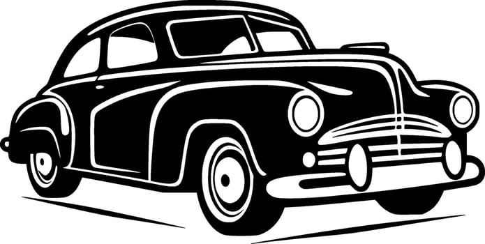 Car - Minimalist and Flat Logo - Vector illustration