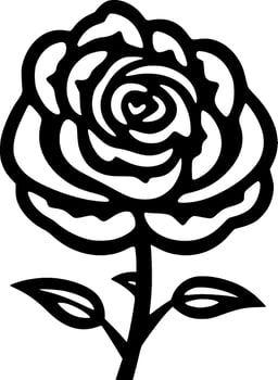 Flower - High Quality Vector Logo - Vector illustration ideal for T-shirt graphic