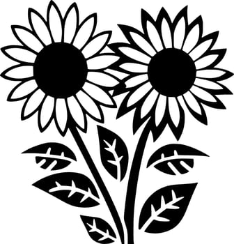 Flowers - High Quality Vector Logo - Vector illustration ideal for T-shirt graphic
