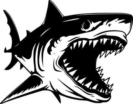 Shark - High Quality Vector Logo - Vector illustration ideal for T-shirt graphic