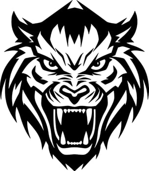 Tiger - High Quality Vector Logo - Vector illustration ideal for T-shirt graphic