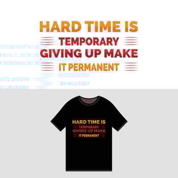 Motivational t shirt design vintage typography and lettering design vector