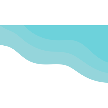 Blue sea with waves isolated on transparent background png