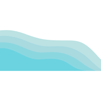 Blue sea with waves isolated on transparent background png
