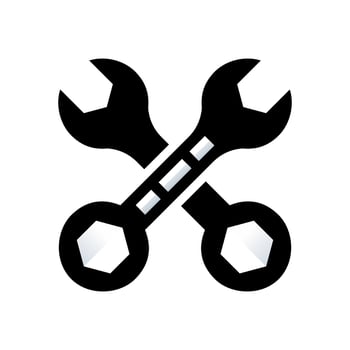 wrench Vector Template Logo Design Illustration Design