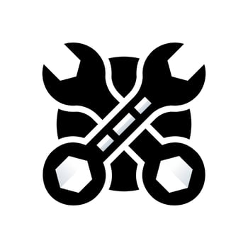 wrench Vector Template Logo Design Illustration Design