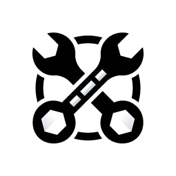 wrench Vector Template Logo Design Illustration Design
