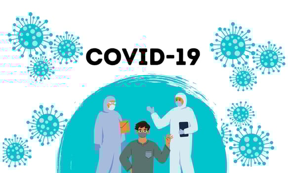 Coronavirus SARS vaccines vector illustration