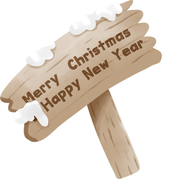 christmas house watercolour element png