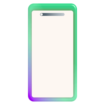 mobile phone screen colorful frame png