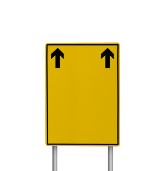 Blank road sign or traffic sign. transparent background png