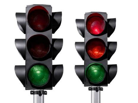 Traffic lights, transparent background png