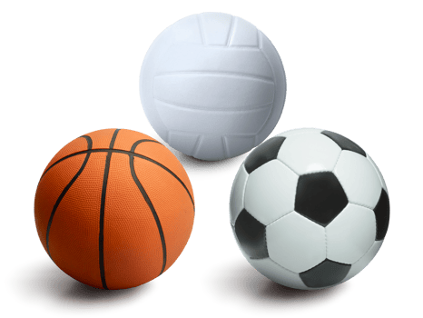 Volleyball. ball and basketball, transparent background png