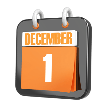 3d Rendering Of UI Icon December Day 1 png