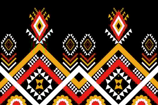 ethnic geometric pattern design for background or wallpaper vector