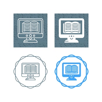 Ebook Lcd Vector Icon