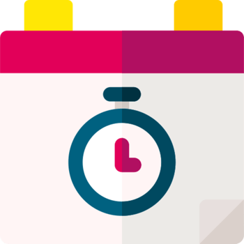 time management illustration design png