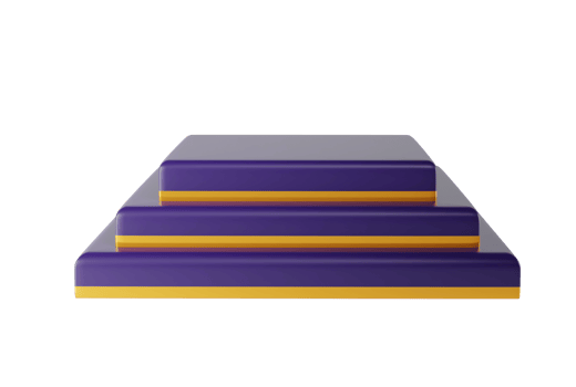Minimalist dark podium mockup scene with golden line. 3d rendering abstract background composition, illustration mock up of geometry platform shape for product display. isolated transparent png
