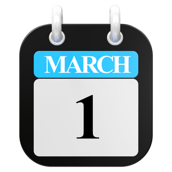 3D Rendering Of UI Icon March Day 1 png