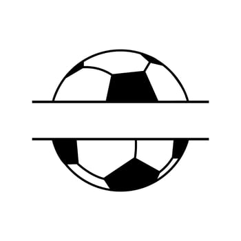Soccer Ball icon vector. Soccer Monogram illustration sign. football ball symbol. ball logo. vector