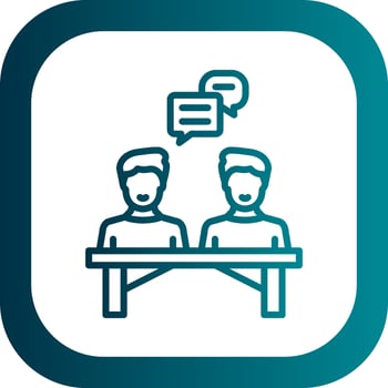 Meeting Vector Icon Design