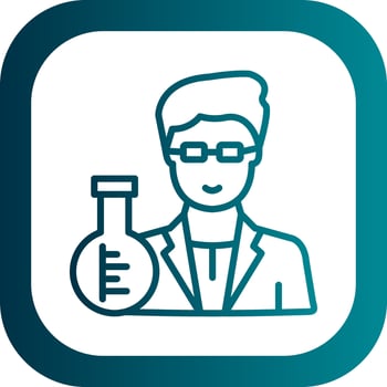 Scientist Vector Icon Design