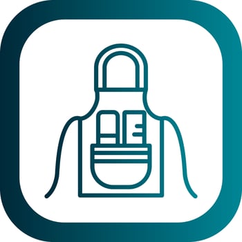 Apron Vector Icon Design