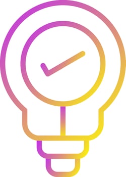 Lightbulb Vector Icon